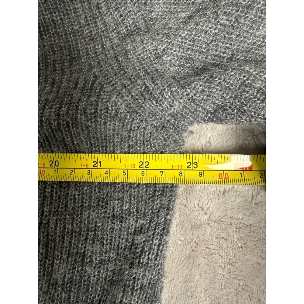 Quince Cardigan Sweater Women's XL Gray Oversized Alpaca Wool Button Front Cozy - Picture 6 of 6